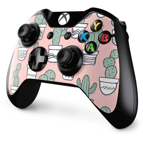 Pink Cactus Xbox One Controller Skin