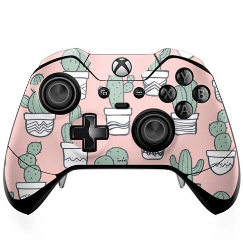 Pink Cactus Xbox One Elite Controller Skin