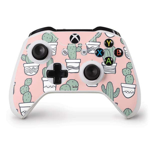 Pink Cactus Xbox One S Controller Skin