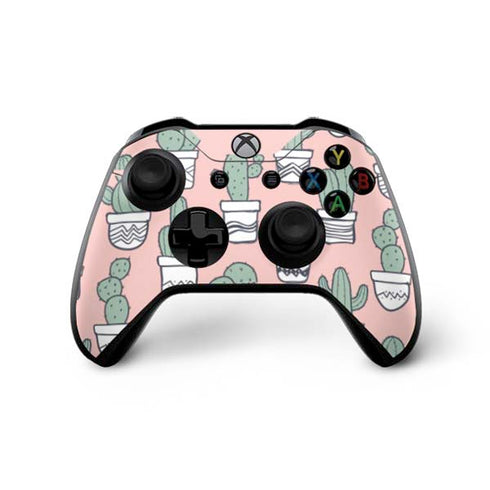 Pink Cactus Xbox One X Controller Skin