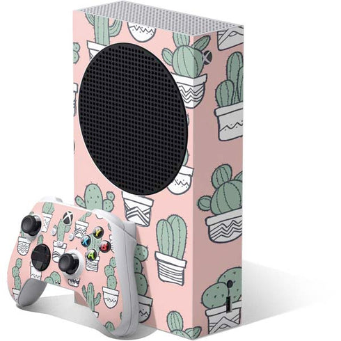 Pink Cactus Xbox Series S Bundle Skin