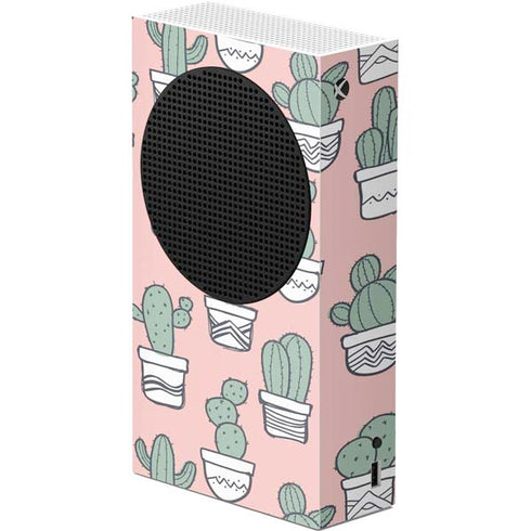 Pink Cactus Xbox Series S Console Skin