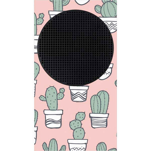 Pink Cactus Xbox Series S Console Skin