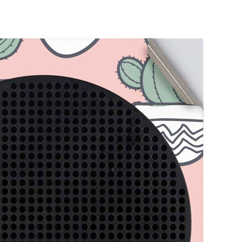 Pink Cactus Xbox Series S Console Skin