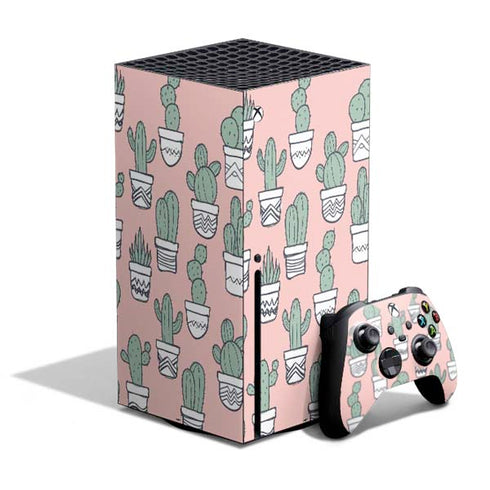Pink Cactus Xbox Series X Bundle Skin