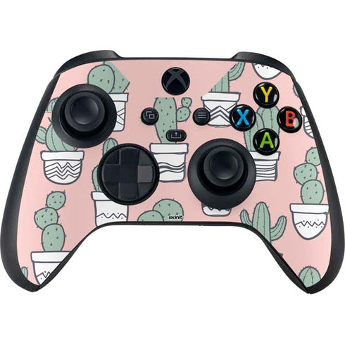 Pink Cactus Xbox Series X Controller Skin