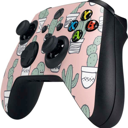 Pink Cactus Xbox Series X Controller Skin