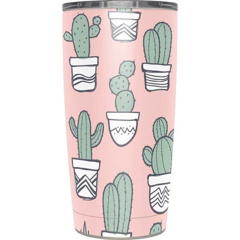 Pink Cactus Yeti 20oz Tumbler Skin