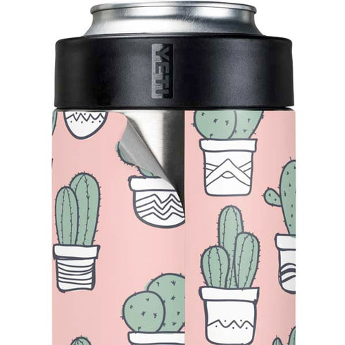 Pink Cactus Yeti Colster Can Insulator Skin