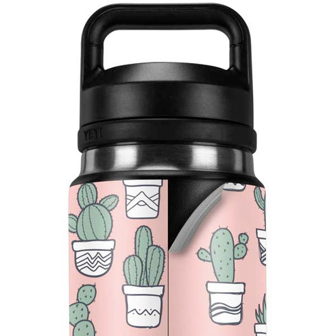 Pink Cactus YETI Rambler 26oz Bottle Skin