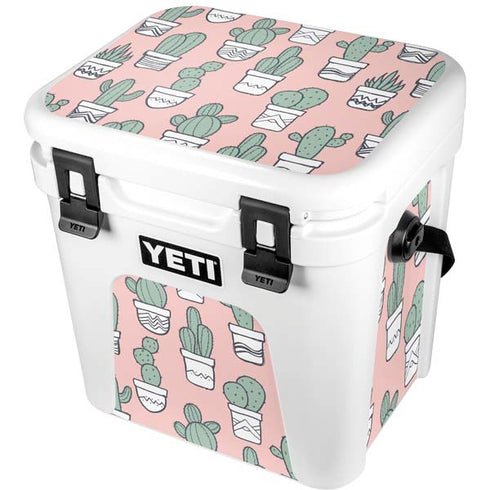 Pink Cactus YETI Roadie 24 Hard Cooler Skin