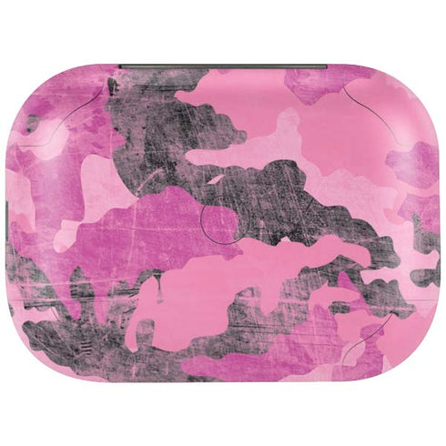 Pink Camouflage Amazon Echo Buds Skin