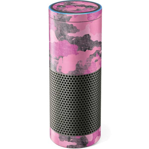Pink Camouflage Amazon Echo Skin