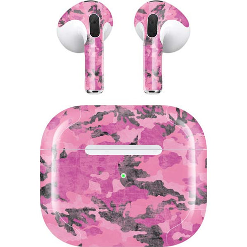 Pink Camouflage Apple AirPods (3rd Gen 2021) Skin