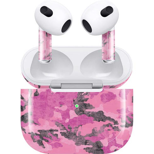 Pink Camouflage Apple AirPods (3rd Gen 2021) Skin