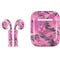 Pink Camouflage Apple AirPods Skin