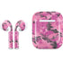 Pink Camouflage Apple AirPods Skin