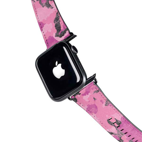 Pink Camouflage Apple Watch Band 38-40mm