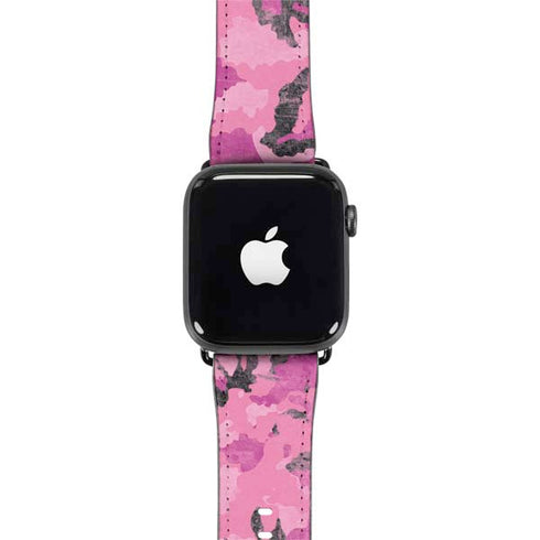 Pink Camouflage Apple Watch Band 42-44mm