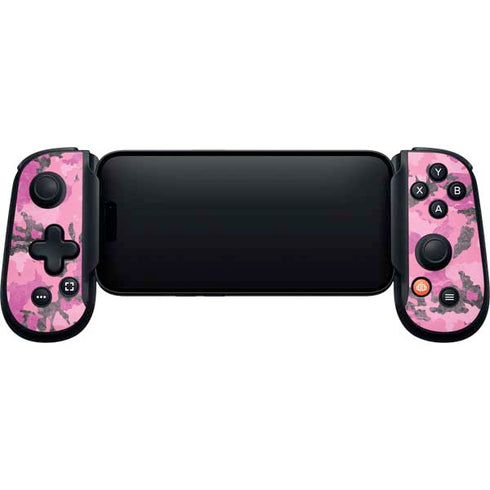 Pink Camouflage Backbone One for iPhone Game Controller Skin
