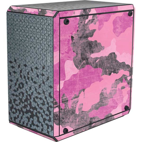 Pink Camouflage Cooler Master MasterBox Q300L Mini Tower Skin