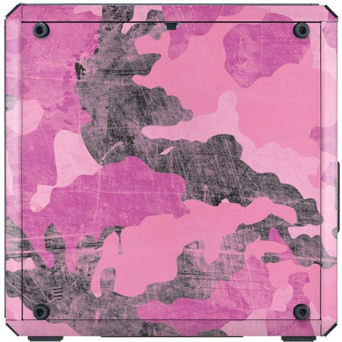 Pink Camouflage Cooler Master MasterBox Q300L Mini Tower Skin
