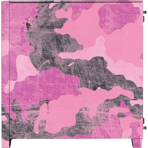 Pink Camouflage Corsair 4000D Tempered Glass Mid-Tower ATX Case Skin