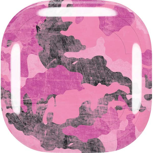 Pink Camouflage Galaxy Buds Live Skin