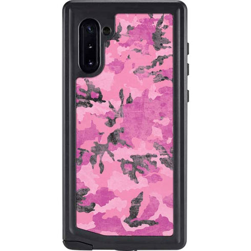 Pink Camouflage Galaxy Note 10 Waterproof Case