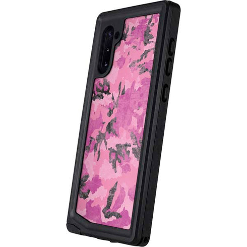 Pink Camouflage Galaxy Note 10 Waterproof Case