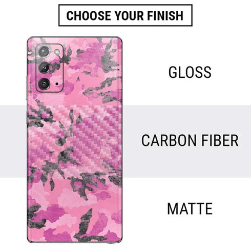 Pink Camouflage Galaxy Note20 5G Skin