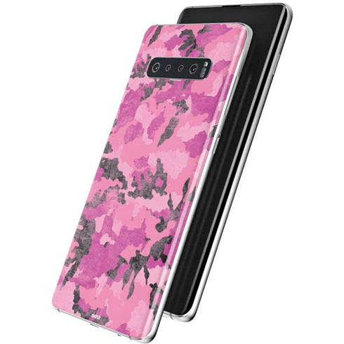 Pink Camouflage Galaxy S10 Skin