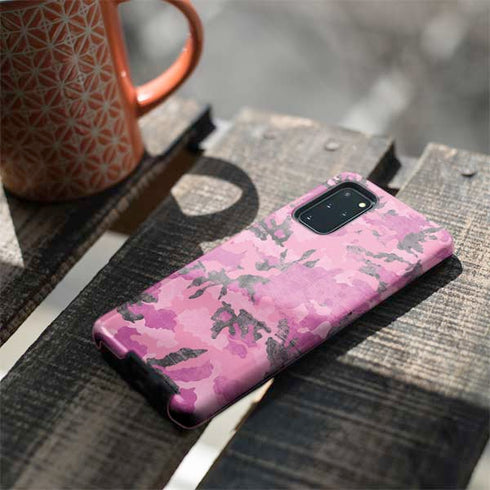 Pink Camouflage Galaxy S20 Plus Pro Case