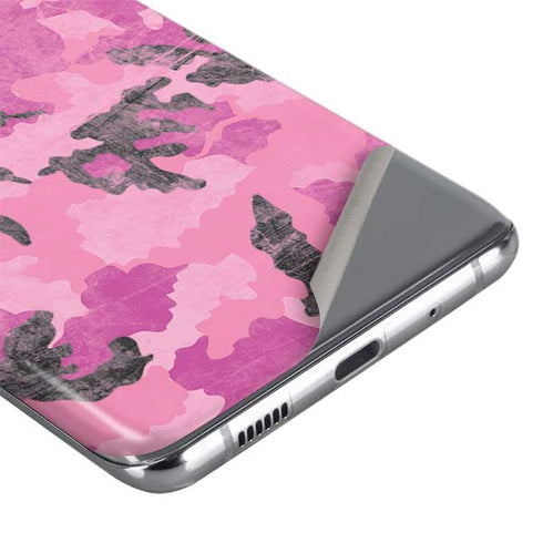 Pink Camouflage Galaxy S20 Plus Skin