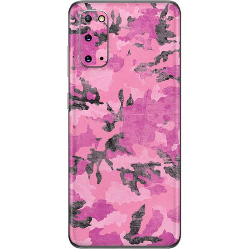 Pink Camouflage Galaxy S20 Skin