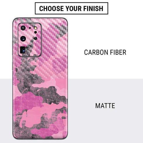 Pink Camouflage Galaxy S20 Ultra 5G Skin