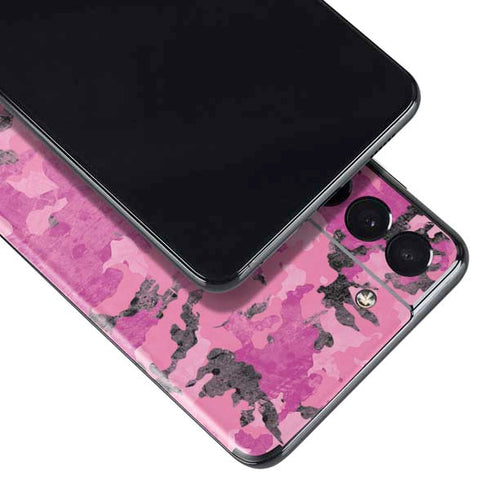 Pink Camouflage Galaxy S21 5G Skin