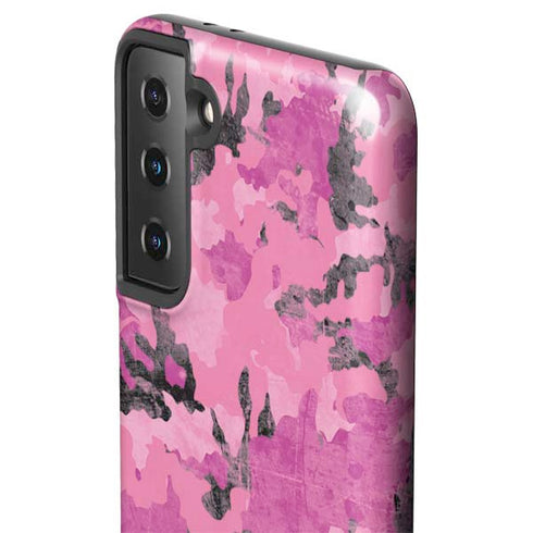 Pink Camouflage Galaxy S21 Plus 5G Pro Case