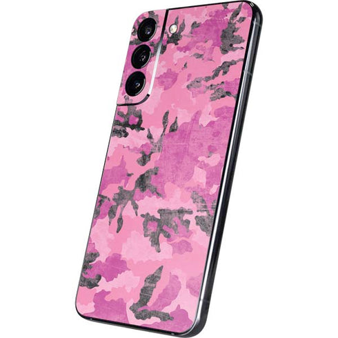 Pink Camouflage Galaxy S22 Plus Skin