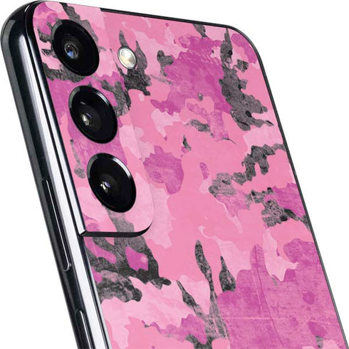 Pink Camouflage Galaxy S22 Plus Skin