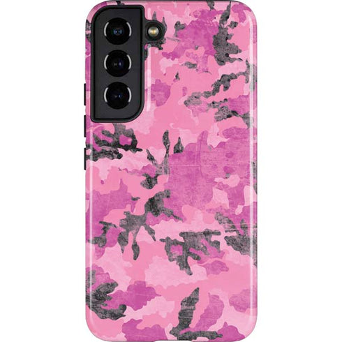 Pink Camouflage Galaxy S22 Pro Case