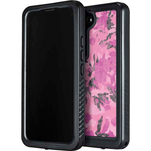 Pink Camouflage Galaxy S23 Plus Waterproof Case