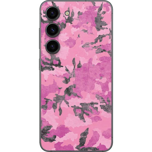 Pink Camouflage Galaxy S23 Skin