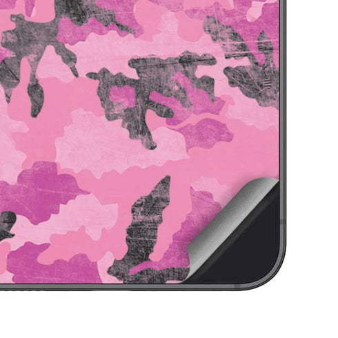 Pink Camouflage Galaxy S23 Skin