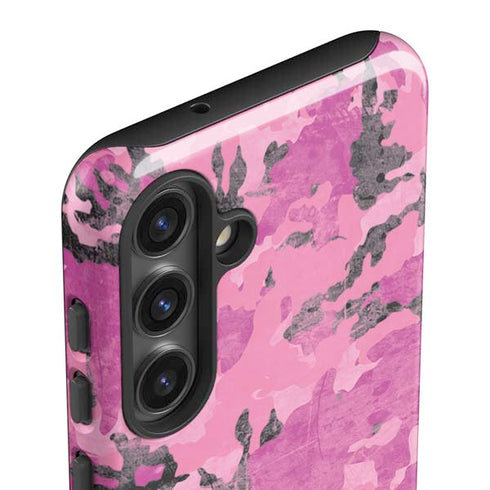 Pink Camouflage Galaxy S24 Impact Case