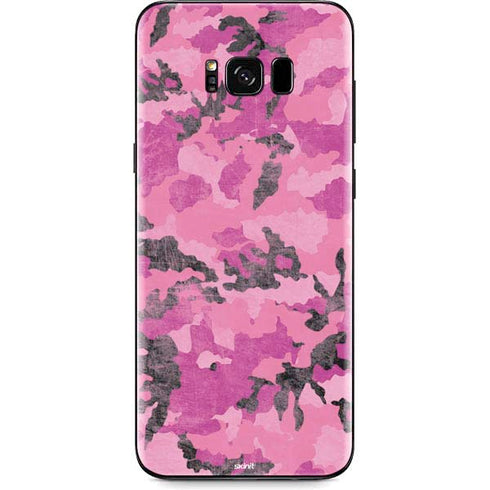 Pink Camouflage Galaxy S8 Plus Skin