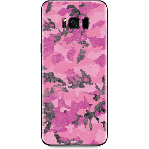 Pink Camouflage Galaxy S8 Skin