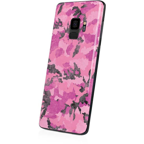 Pink Camouflage Galaxy S9 Skin