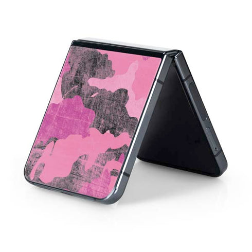 Pink Camouflage Galaxy Z Flip5 5G Skin