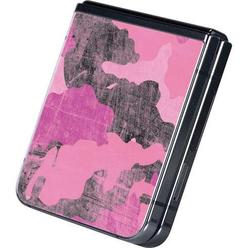 Pink Camouflage Galaxy Z Flip5 5G Skin